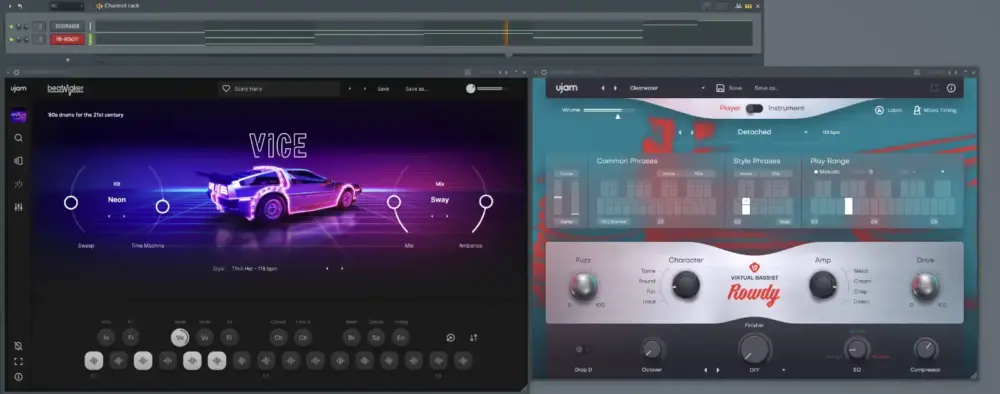 Beatmaker3とBassistの組み合わせ例