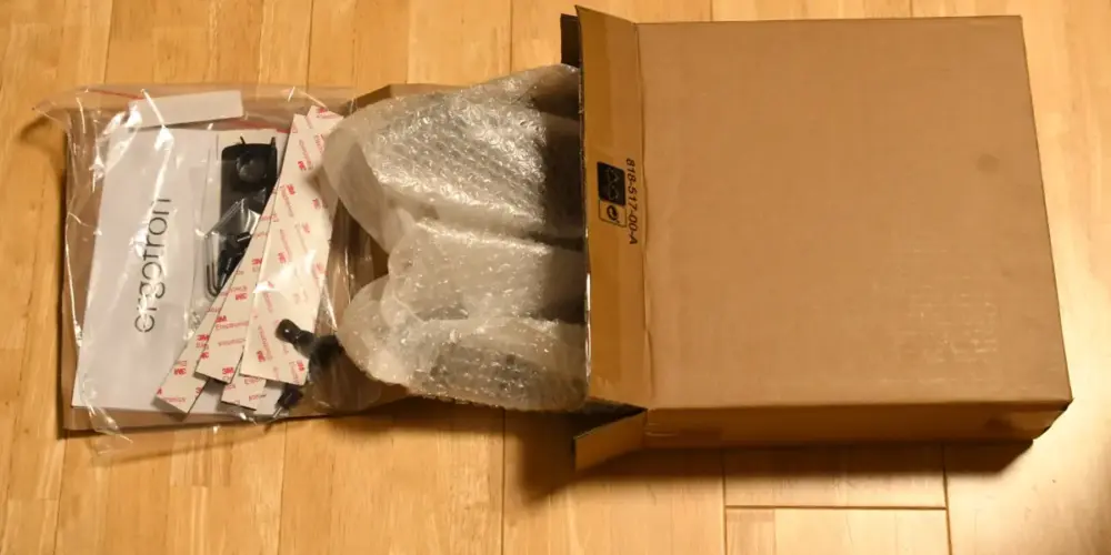 エルゴトロンLXモニターアーム純正ノートブックトレー開梱写真2